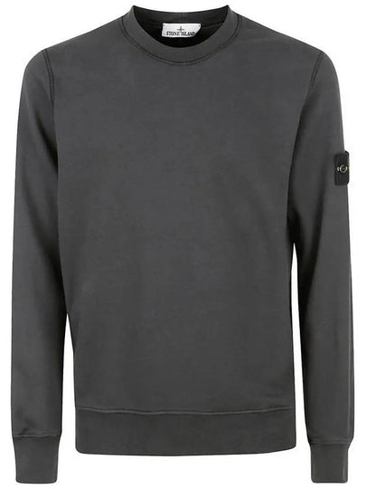 Compass Patch Cotton Sweatshirt Lead Grey - STONE ISLAND - BALAAN 2