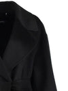 MANUELE Belted wool coat black 2429016123 006 - MAX MARA - BALAAN 4