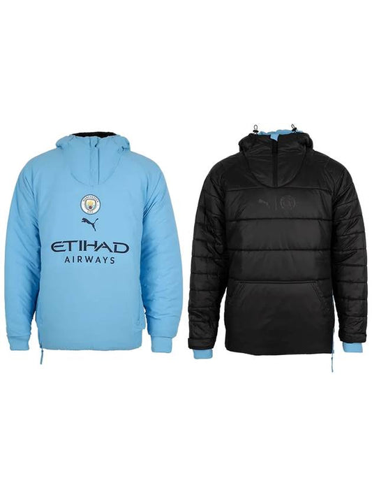 Man City 1 2 Zip Reversible Padding 76946310 Sky Blue R - PUMA - BALAAN 2