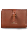 Noa Tri-Fold Half Wallet Brown - A.P.C. - BALAAN 1