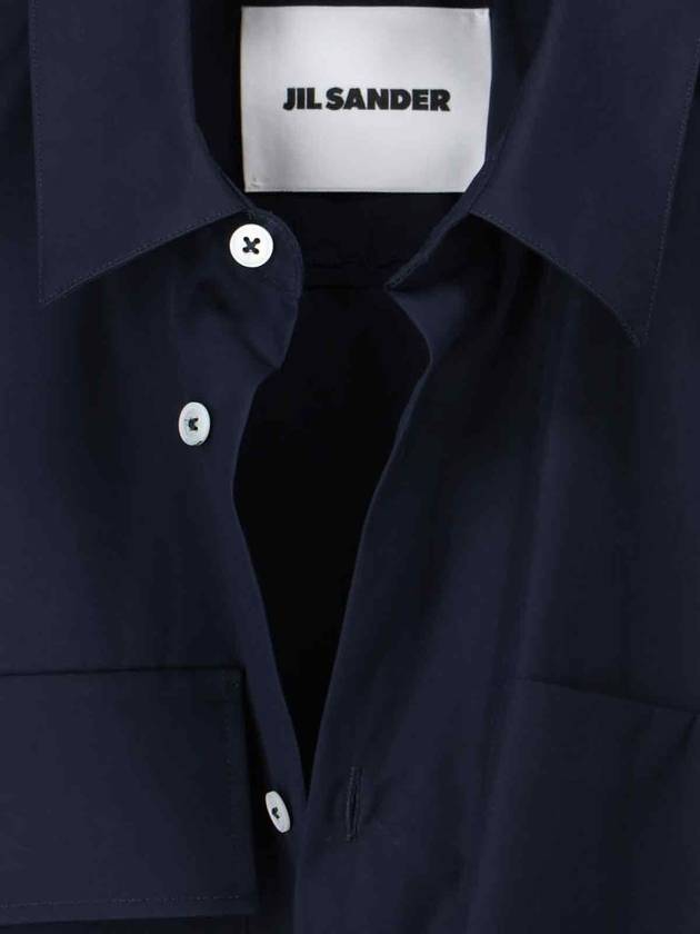 Pointed Collar Organic Cotton Shirt J23DL0002J45001 - JIL SANDER - BALAAN 6