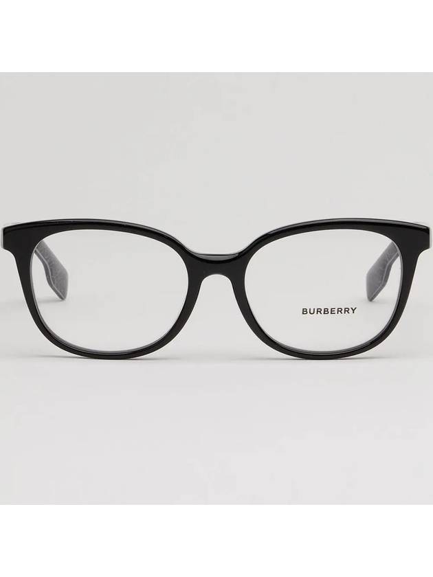 Eyewear Square Plastic Eyeglasses Black - BURBERRY - BALAAN 4