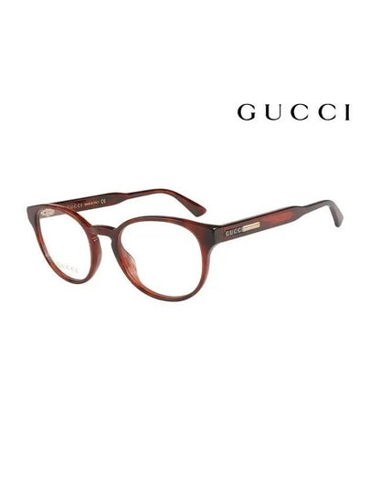 Eyewear Round Acetate Glasses Brown - GUCCI - BALAAN 2