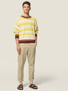 Alpaca Solwy Striped Crew neck Sweater - ISABEL MARANT - BALAAN 5