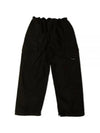 Flatt Nylon Oversized Cargo Straight Pants Black - CP COMPANY - BALAAN 2