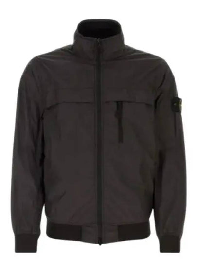 Compass Badge Pleated Windbreaker Grey - STONE ISLAND - BALAAN 2