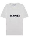 Men s Big Logo Embroidered Short Sleeve T Shirt MRTWXJER069 JER012 7478 - SUNNEI - BALAAN 8
