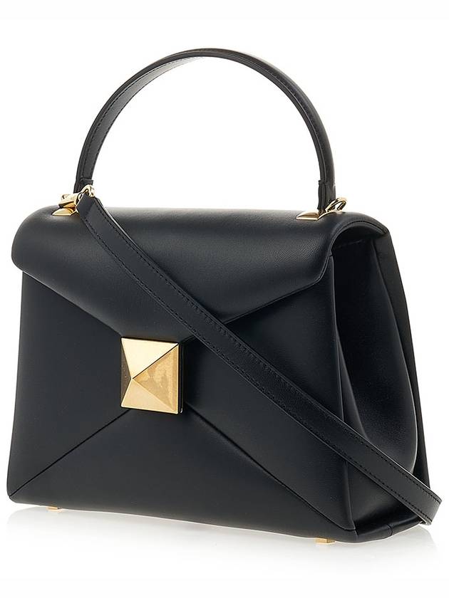 Women's One-Stud Small Cross Bag Black - VALENTINO - BALAAN 3