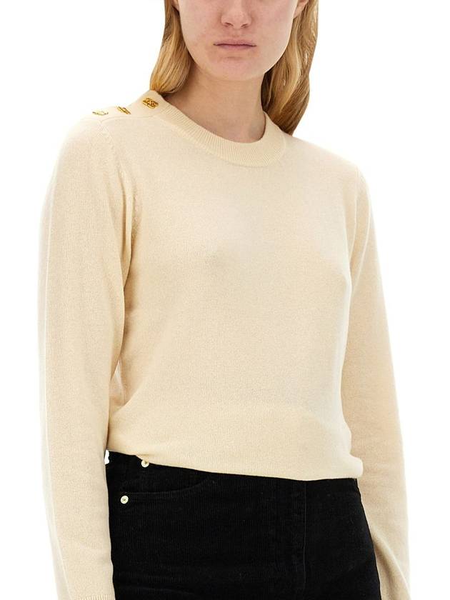 Sweater K2130 354 IVORY - GANNI - BALAAN 5