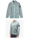 Nylon Metal Econyl Regenerated Over Long Sleeve Shirt Sky Blue - STONE ISLAND - BALAAN 5