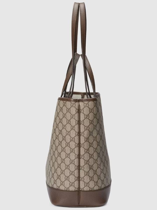 Ophidia Medium Tote Bag Beige Brown - GUCCI - BALAAN 5