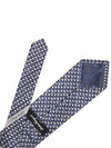 Little Mouse Print Silk Tie Navy - SALVATORE FERRAGAMO - BALAAN 5