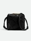 Cassette Intrecciato Mini Shoulder Bag Black - BOTTEGA VENETA - BALAAN 5