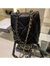 24C 19 Nineteen Chain Backpack Black Gold AS4223 - CHANEL - BALAAN 5