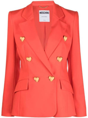 Outerwear A0523 0420 0130 RED - MOSCHINO - BALAAN 1