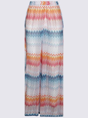 Missoni Multicolor Viscose Pants - MISSONI - BALAAN 1