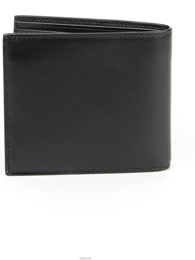 East/West Wallet In Smooth Leather Black - SAINT LAURENT - BALAAN 5