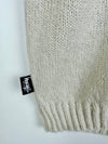 Graffiti Collar Knit Vest Cream Beige - STUSSY - BALAAN 4