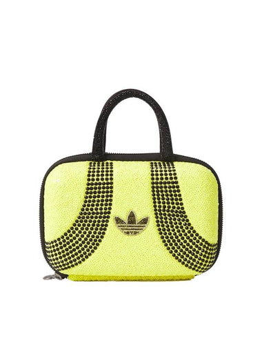 Rhinestone Logo Tote Bag Yellow - ADIDAS - BALAAN 1