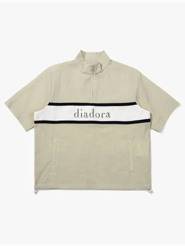 Diadora Montello Bento Short Sleeve Anorak BEIGE - DIADORA - BALAAN 1