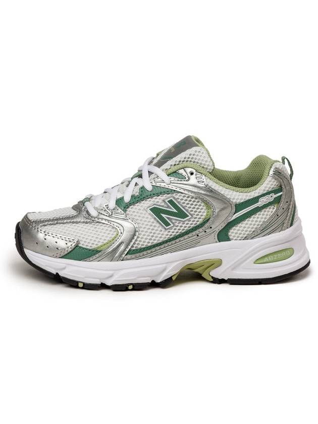 530 Low Top Sneakers Silver Metallic Green - NEW BALANCE - BALAAN 2