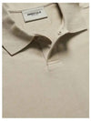 Fear of God Essentials Logo Print Beige Cotton Polo Short Sleeve Shirt - FEAR OF GOD ESSENTIALS - BALAAN 3