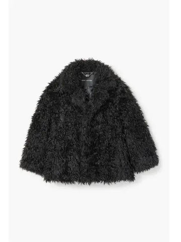 Shaggy Faux Fur Lady Jacket Black MJJAW24002BKX - MARC JACOBS - BALAAN 1