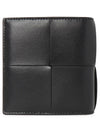 Slim Folder Half Wallet Black - BOTTEGA VENETA - BALAAN 3