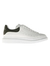 Men's Oversole Black Tab Low Top Sneakers White - ALEXANDER MCQUEEN - BALAAN 1