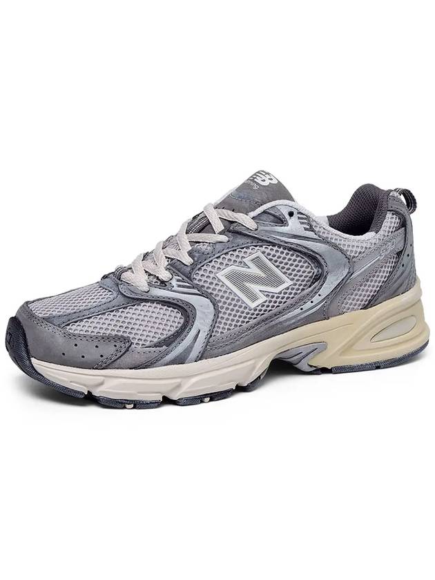 530 Premium Vintage Low Top Sneakers Grey - NEW BALANCE - BALAAN 4