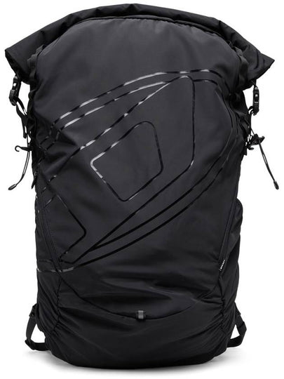 Drape Logo Backpack Black - DIESEL - BALAAN 2