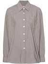 Borrowed Poplin Shirt Stone - OUR LEGACY - BALAAN 2