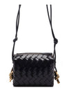 Intrecciato Loop Camera Mini Shoulder Bag Black - BOTTEGA VENETA - BALAAN 5