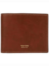 Men s Bifold Half Wallet Caramel - TOM FORD - BALAAN 1