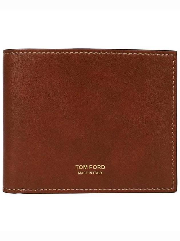 Men s Bifold Half Wallet Caramel - TOM FORD - BALAAN 1