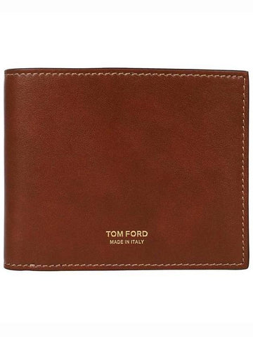 Men s Bifold Half Wallet Caramel - TOM FORD - BALAAN 1