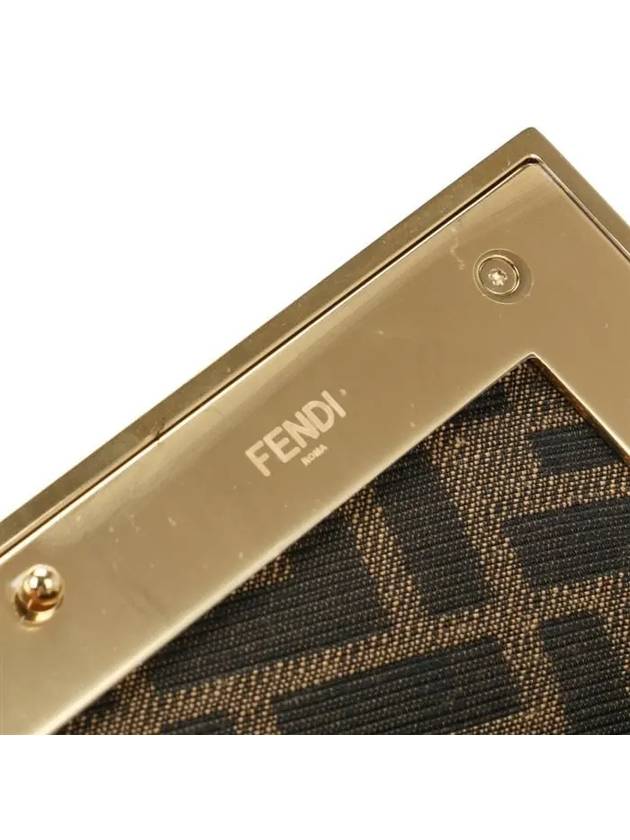 First Small Leather Shoulder Bag Black - FENDI - BALAAN 9