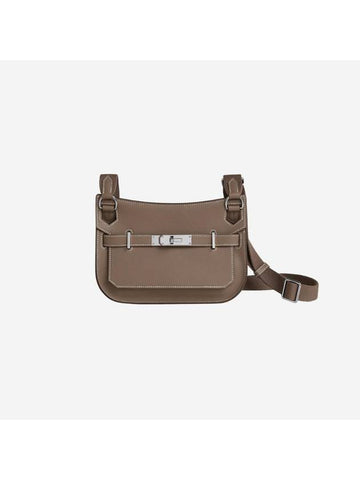 Jypsiere Cross Bag Palladium Etoupe - HERMES - BALAAN 1