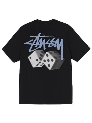 Roll the Dice T Shirt Black Men - STUSSY - BALAAN 1