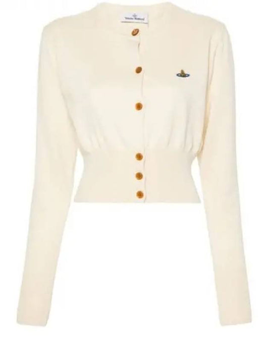 Bea Crop Cardigan Off White - VIVIENNE WESTWOOD - BALAAN 2