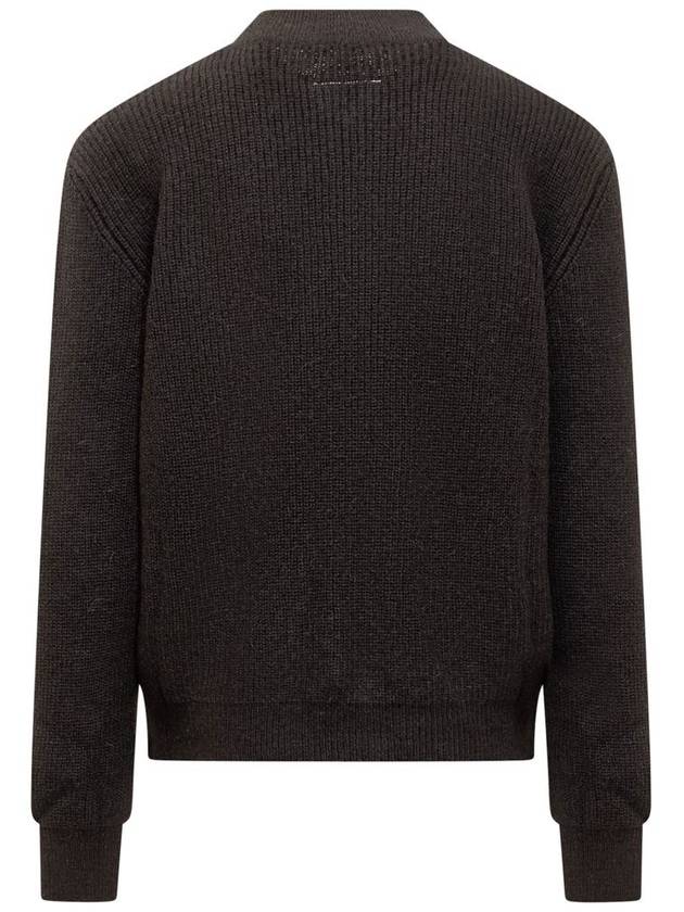 FW23 MM6 Destroyed Cardigan S52AM0271 - MAISON MARGIELA - BALAAN 3