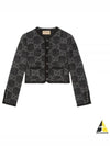 GG Tweed Jacket Grey - GUCCI - BALAAN 2