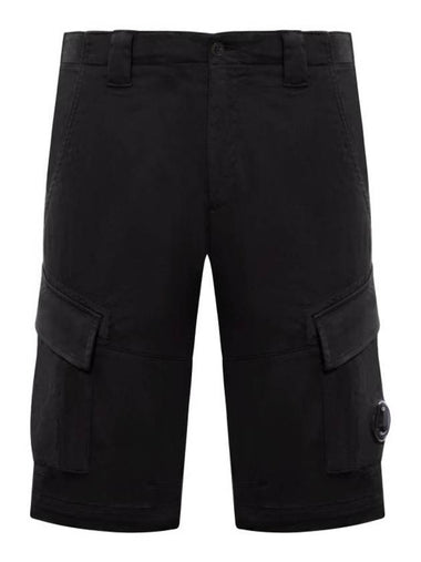 CP Company Short Pants 18CMBE116A005694G999 BLACK - CP COMPANY - BALAAN 1