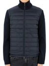 Men s High Neck Knit Padded Jacket Navy 9B50700 A9341 777 - MONCLER - BALAAN 2