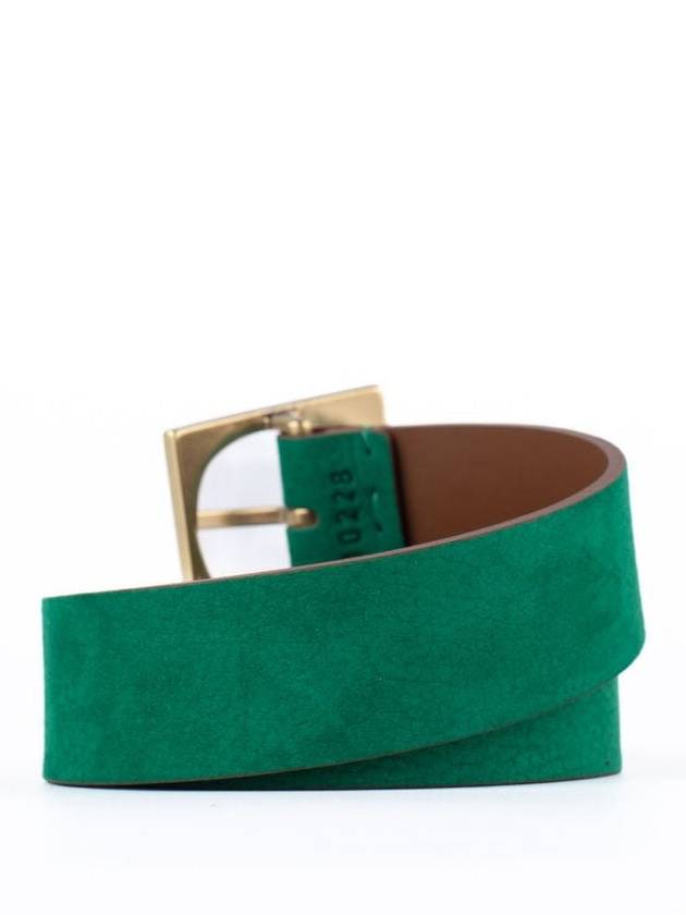 Orciani Masculine Belt In Emerald Green Leather - ORCIANI - BALAAN 2