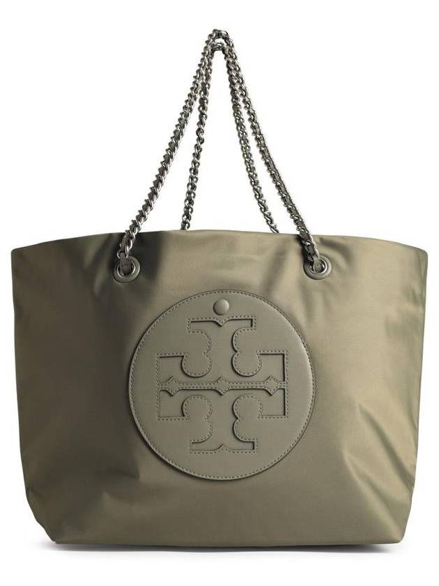 Tory Burch 'Ella' Green Nylon Shopping Bag - TORY BURCH - BALAAN 1