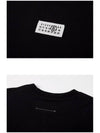 Ribbed Neck Short Sleeve T-Shirt Black - MAISON MARGIELA - BALAAN 9