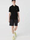 Slim Fit Short Sleeve Polo Shirt Black - LACOSTE - BALAAN 4