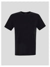 Lewis Cotton Short Sleeve T-Shirt Black - A.P.C. - BALAAN 2