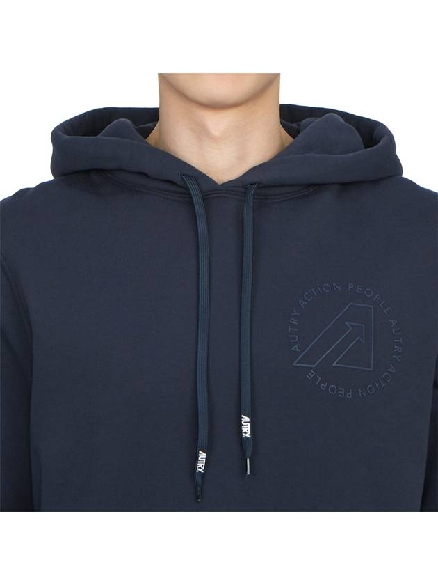 Men's brushed hoodie HOIM 414B BLUE - AUTRY - BALAAN 5